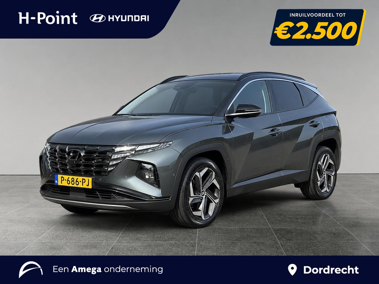 Hyundai Tucson - Premium 1.6 T-GDI HEV 230pk | TREKHAAK | 1650KG TREKVERMOGEN | PREMIUM LEDER | BLIND SPOT - AutoWereld.nl