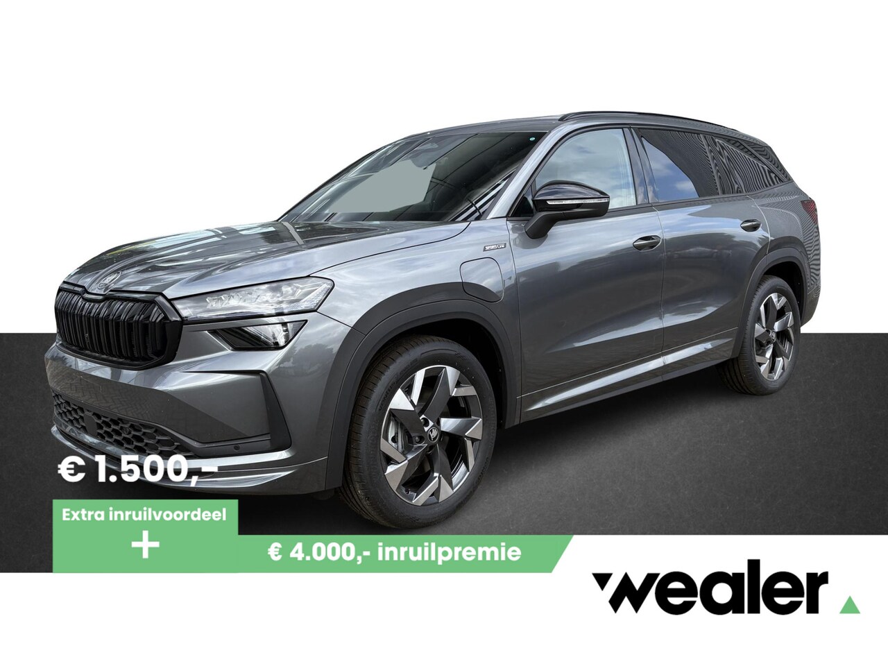 Skoda Kodiaq - Sportline Business 1.5 TSI PHEV 204 PK | Automaat | Trekhaak | Panoramadak | - AutoWereld.nl