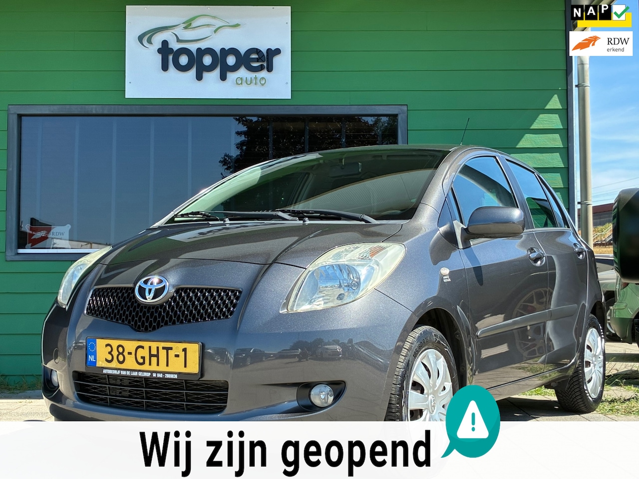 Toyota Yaris - 1.3 VVTi Sol|1e Eigenaar|Airco|Elektr.ramen|Nieuwe APK|NAP| - AutoWereld.nl