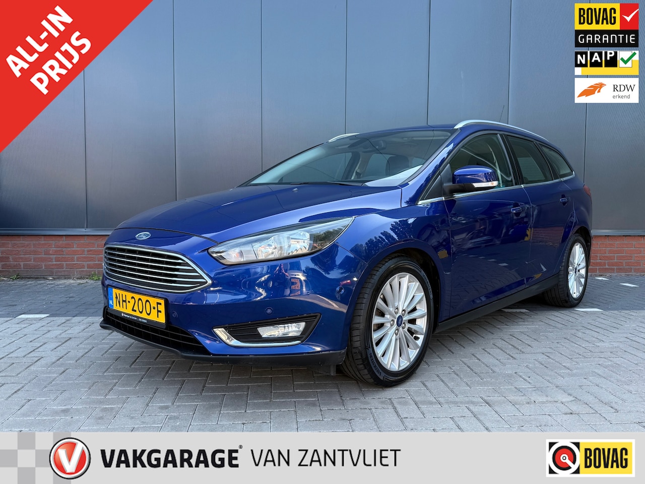 Ford Focus Wagon - 1.0 Titanium 1.0 Titanium (12 mnd BOVAG-garantie) - AutoWereld.nl