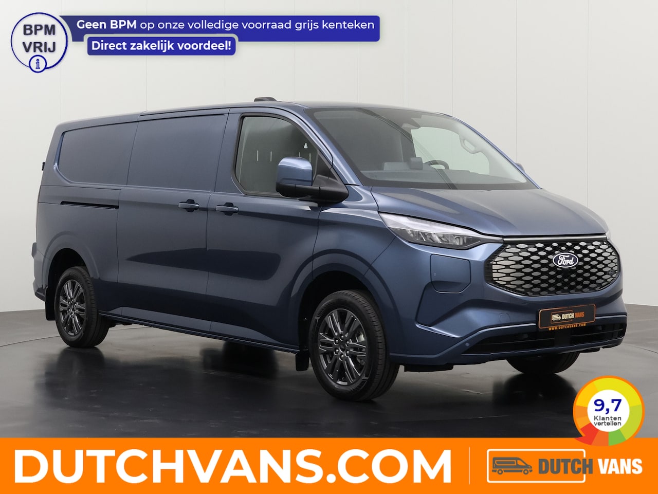 Ford Transit Custom - 218PK Lang Limited | 71KWh | Multimedia | Camera | Airco | Cruise | 3-Zits - AutoWereld.nl