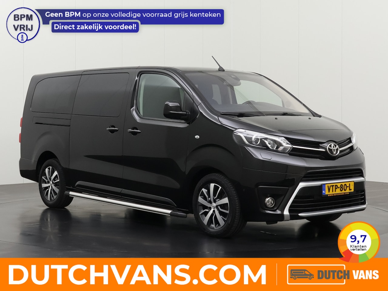 Toyota ProAce - 2.0 D-4D 180PK Automaat Dynamic Long Dubbele Cabine Exclusive | Navigatie | Camera | Airco - AutoWereld.nl