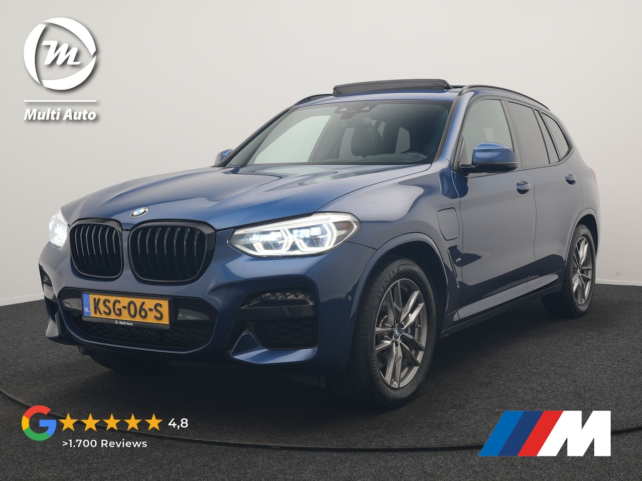 BMW X3 - xDrive30e M Sport PHEV 293pk | Trekhaak Afn. | Panodak | Head Up | Camera | Lederen Sports - AutoWereld.nl