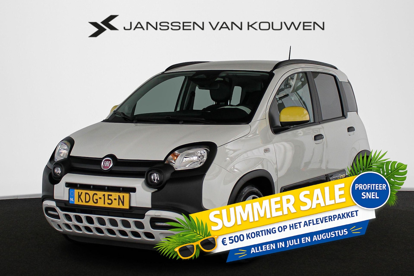 Fiat Panda - 1.0 Hybrid Cross Pandina Apple CarPlay Airco Parkeersensoren - AutoWereld.nl