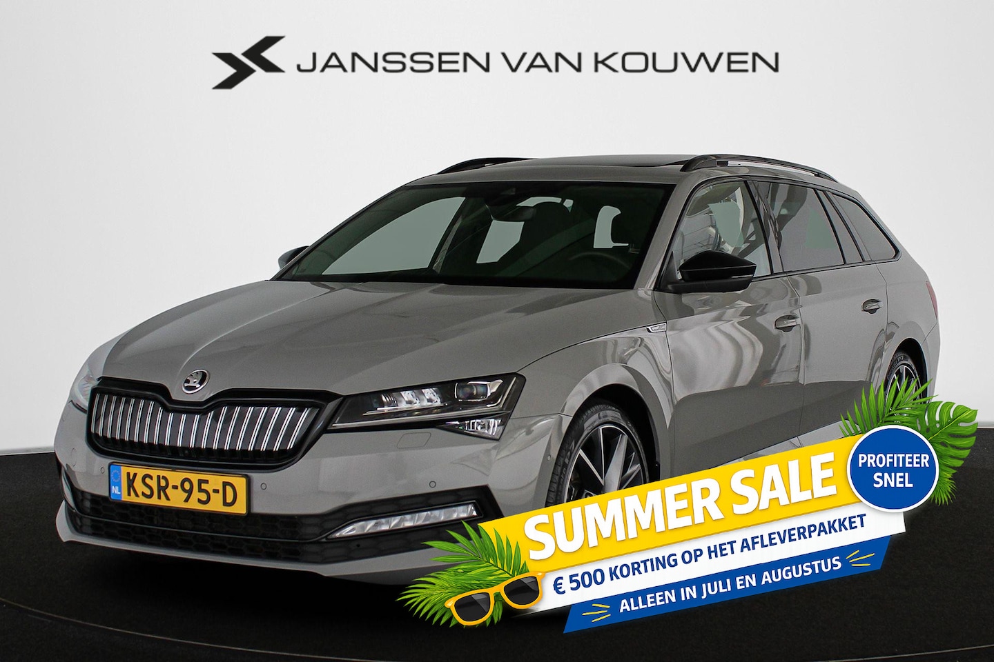 Skoda Superb Combi - 1.4 TSI iV Sportline Business Pano Trekhaak Memory LED Stoelverwarming - AutoWereld.nl