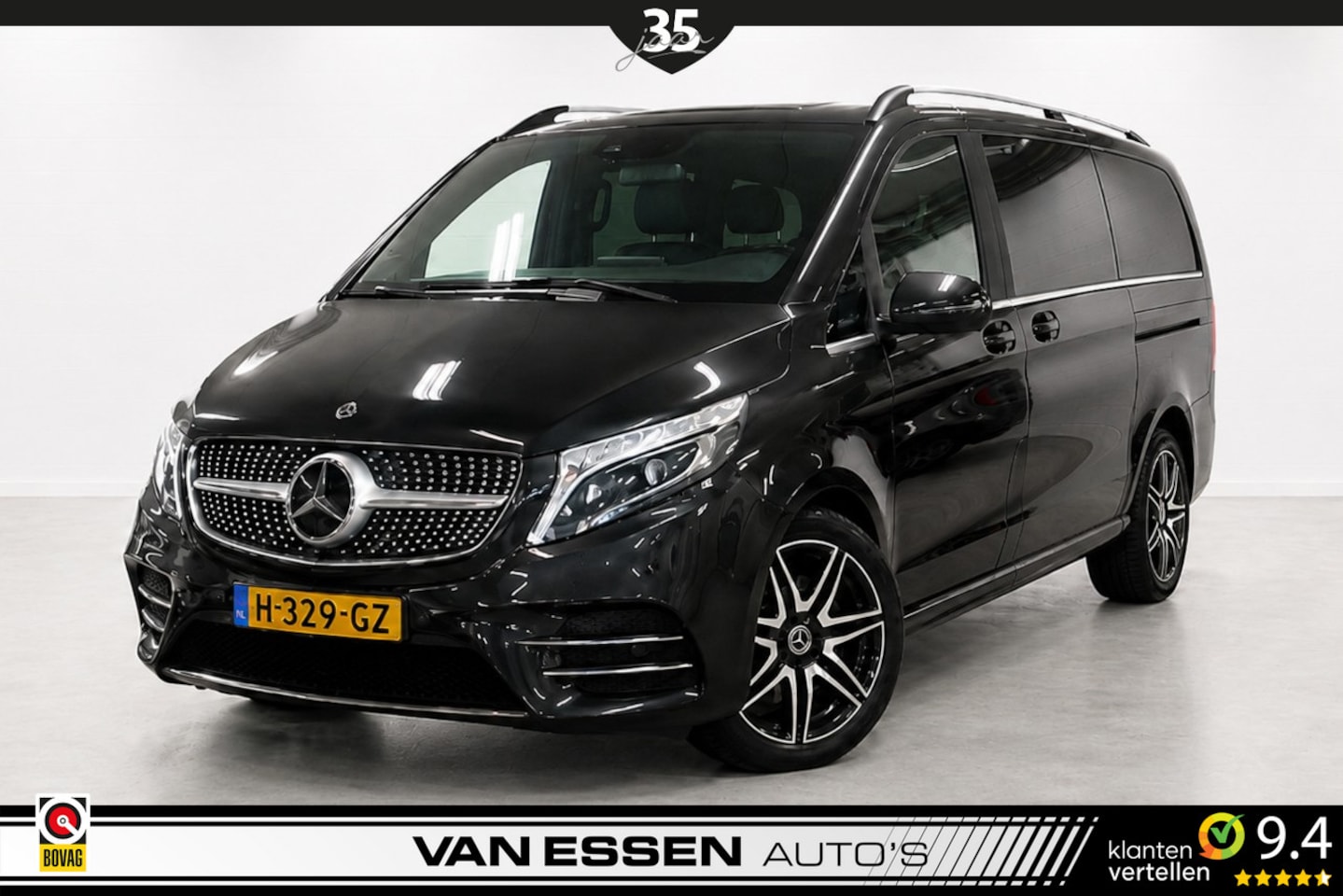 Mercedes-Benz V-klasse - 300d Avantgarde Edition AMG 8-Persoons Leder Memory Burmester 360-Camera Trekhaak NL-AUTO! - AutoWereld.nl