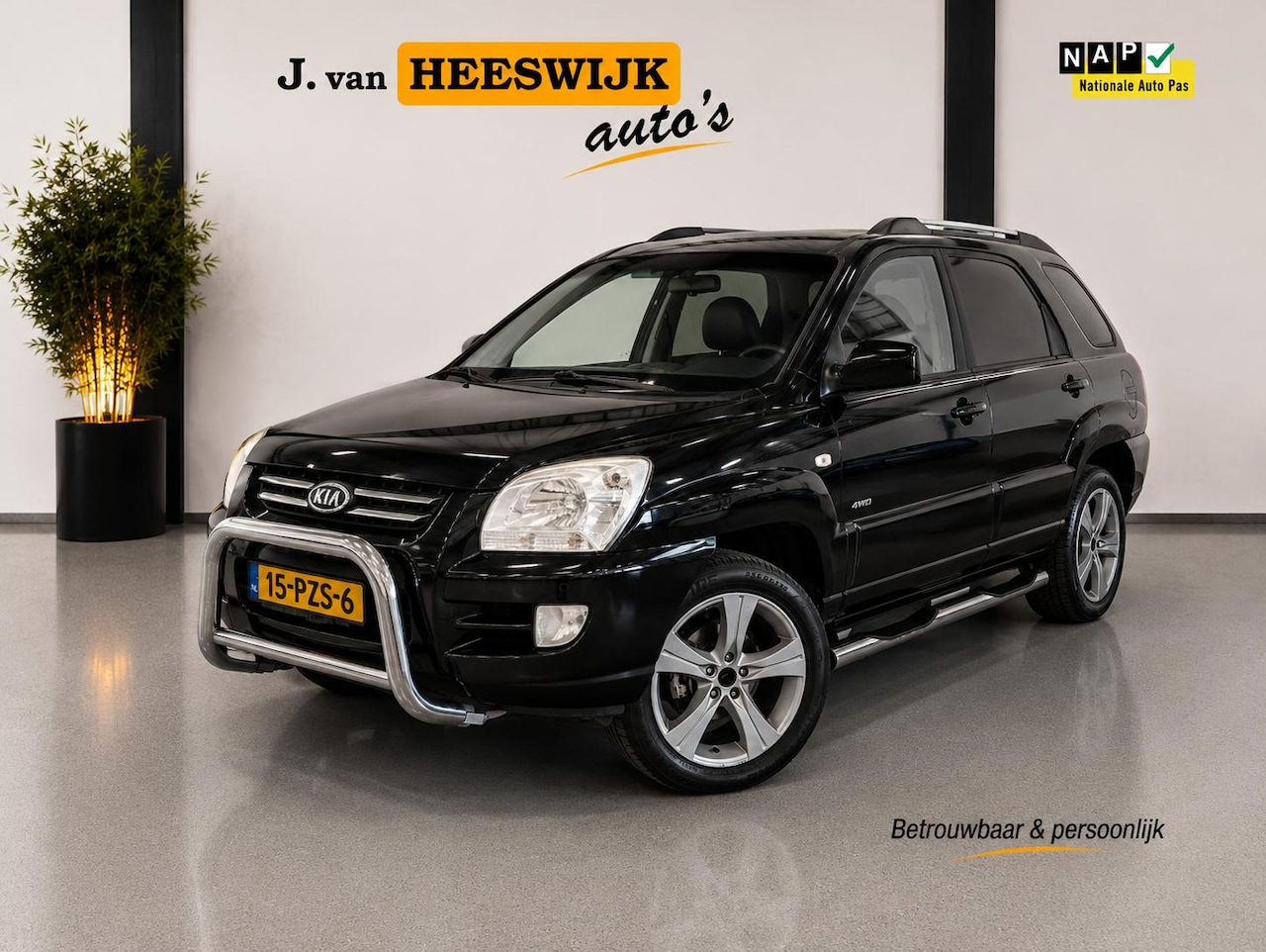 Kia Sportage - 2.7 V6 X-pression 4WD Leder | climate Controle | Stoel verwrming | Automaat - AutoWereld.nl