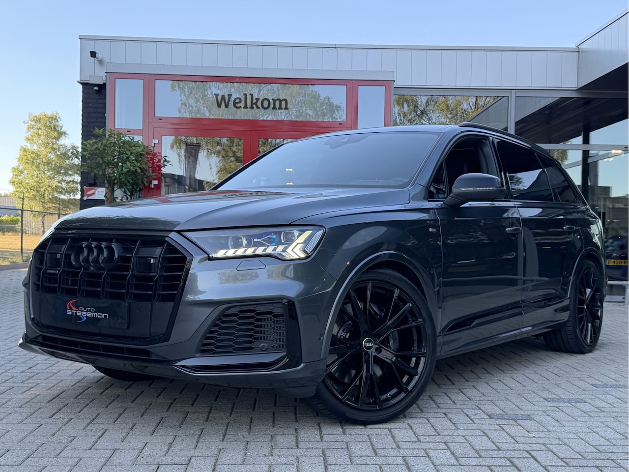 Audi Q7 - 55 TFSI-e QUATTRO *!* 2x S-LINE *!* PANODAK/ LASER LED/ 22 INCH/ LEDER/ B&O *!* - AutoWereld.nl