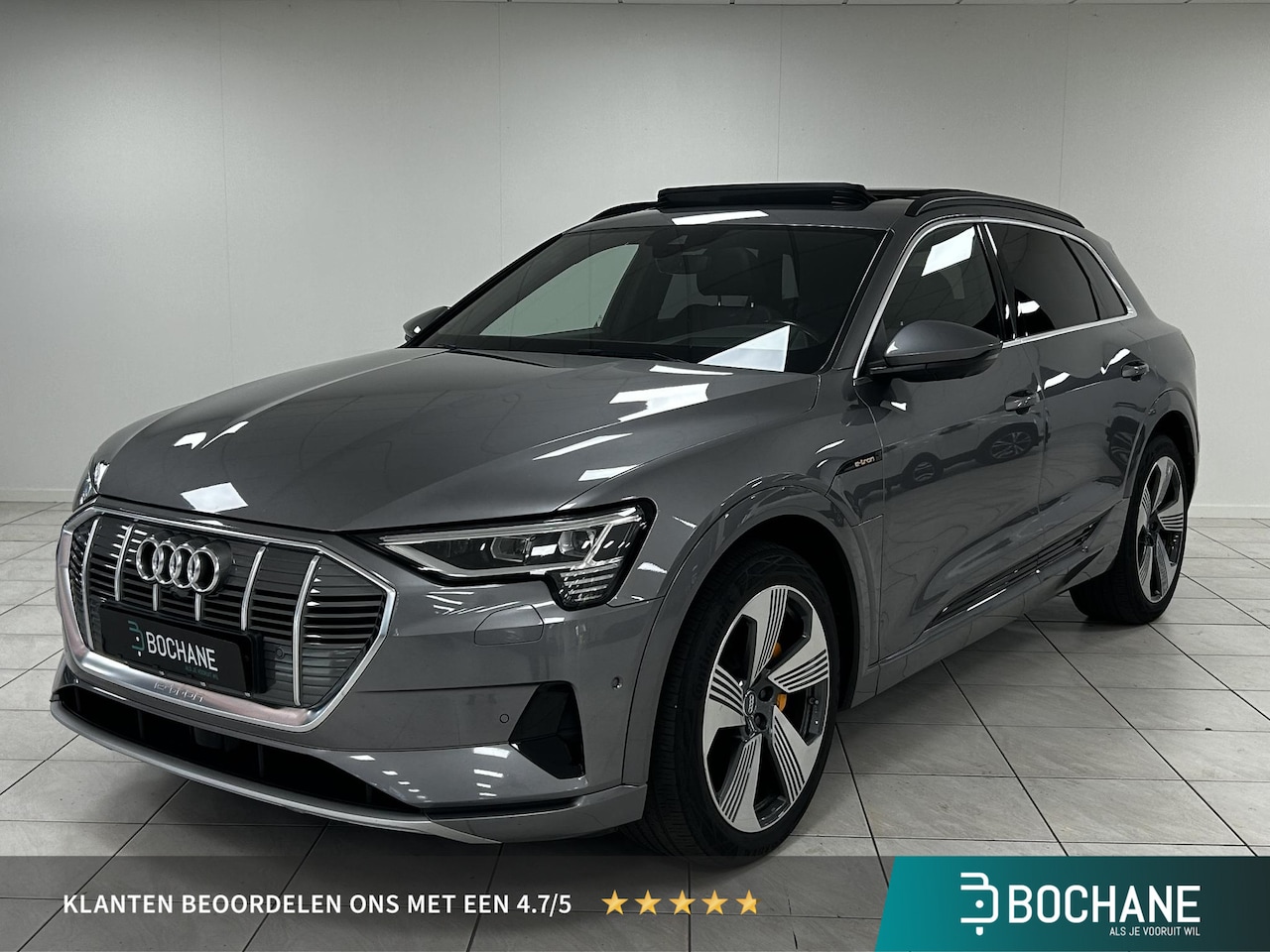 Audi e-tron - e-tron 55 quattro advanced 95 kWh PANORAMADAK | AFNEEMBARE TREKHAAK | RONDOM ZICHT CAMERA - AutoWereld.nl