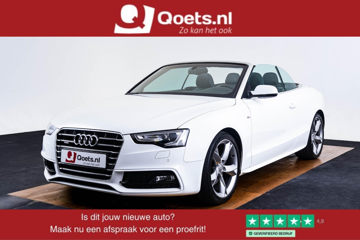 Audi A5 Cabriolet - 2.0 TFSI quattro Sport Edition Open Days Adaptieve Cruise Control - Stoelverwarming voor/a - AutoWereld.nl