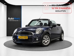 MINI Cabrio - 1.6 One Salt (STOELVERWARMING, NAVI, HALF LEDER, PARKEERSENSOREN, GOED ONDERHOUDEN)