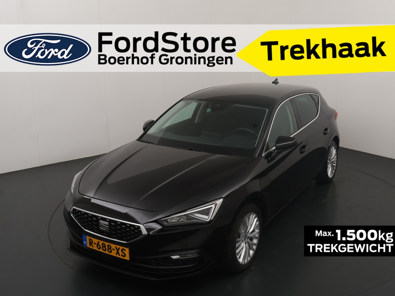 SEAT Leon - 1.4 TSI eHybrid PHEV 204pk Xcellence | Elek. Trekhaak | SOH 90,1 | Stoel // stuurwiel verw - AutoWereld.nl
