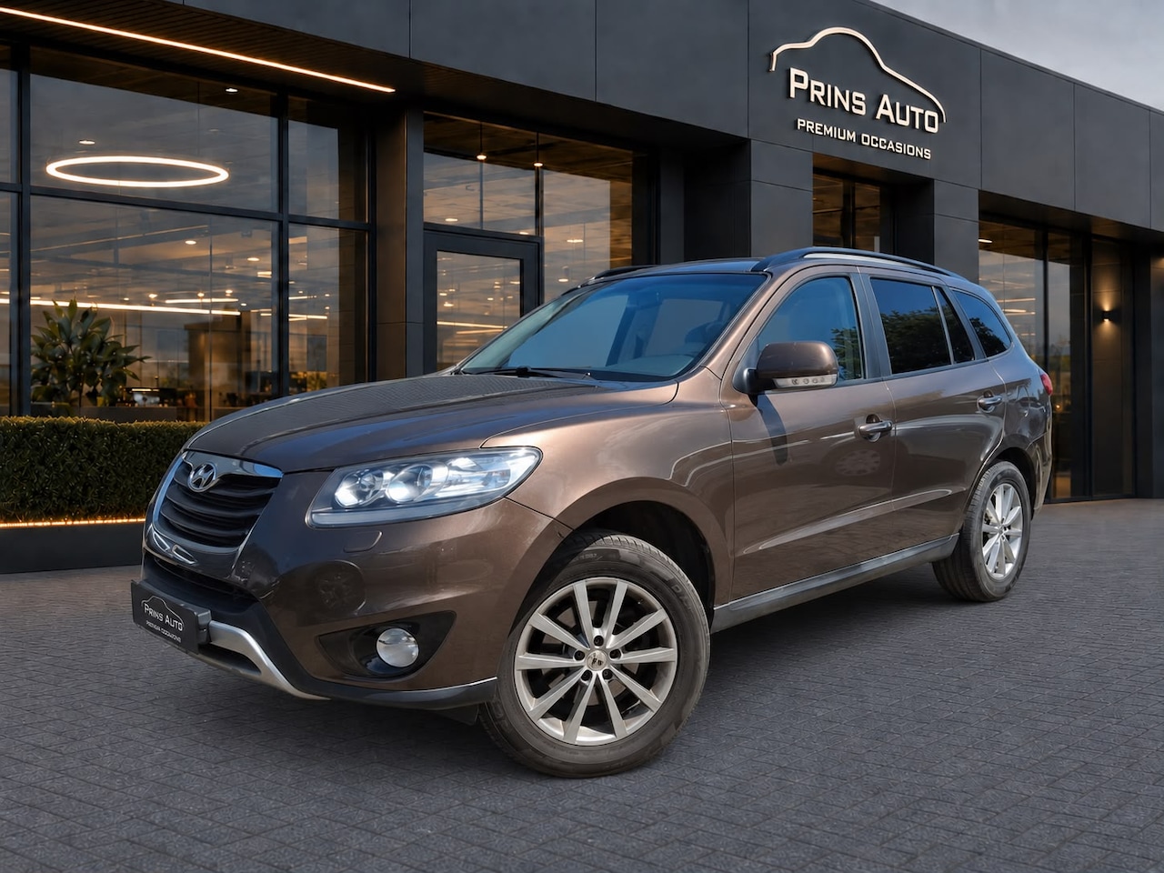 Hyundai Santa Fe - 2.4i CVVT 4WD Style 7 pers. |PANO|LEDER|ELECTR.STOELEN| 10675 / 3363 - AutoWereld.nl