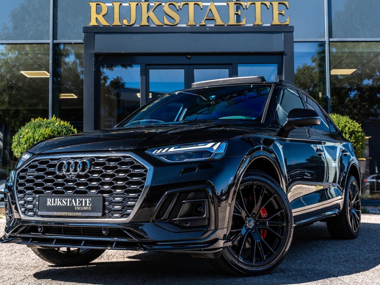 Audi Q5 - 55 TFSI e S-Line|PANO|360°|ACC|21''|SFEER|DODEHOEK - AutoWereld.nl