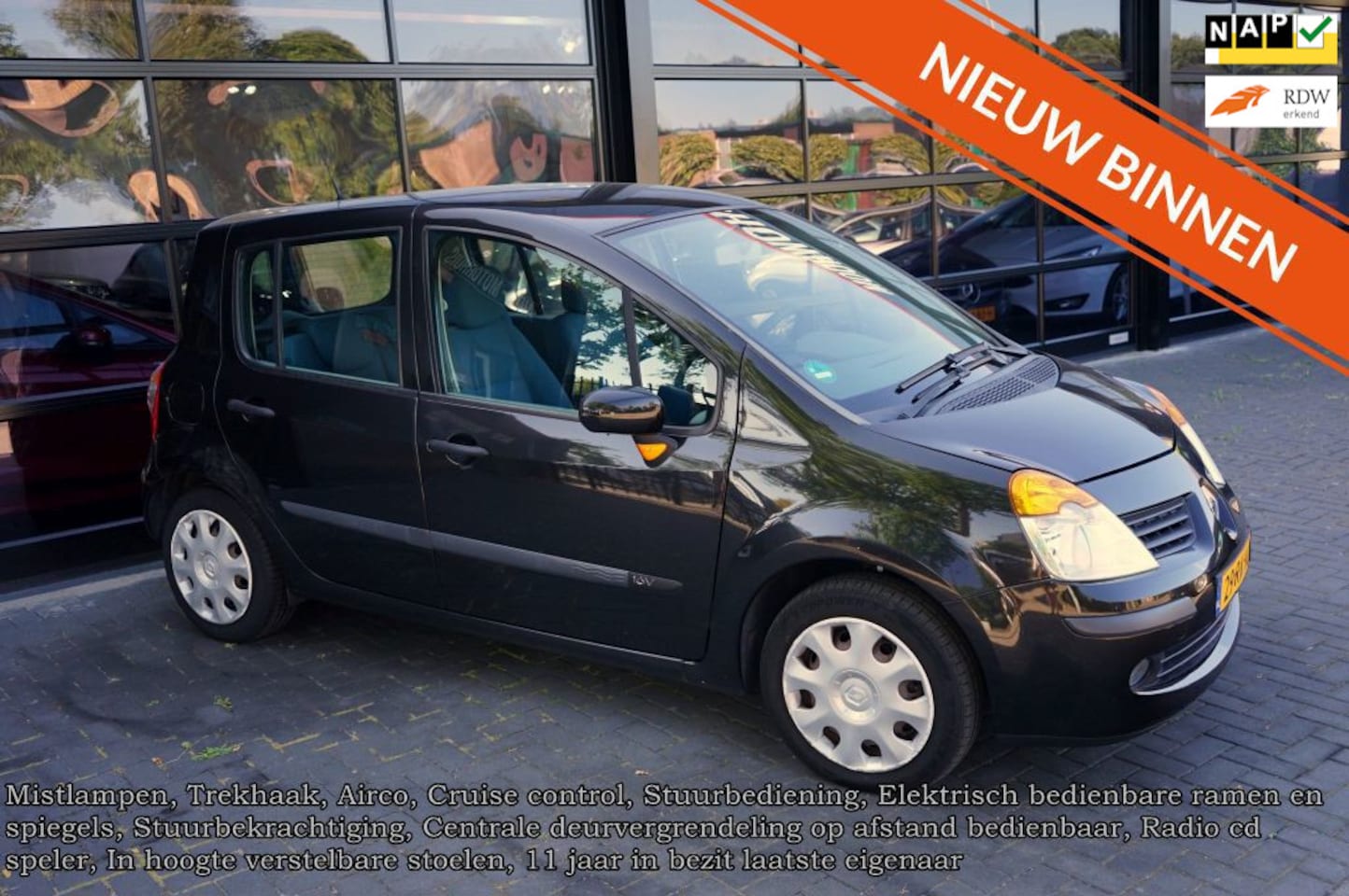 Renault Modus - 1.2-16V Dynamique Luxe 1.2-16V Dynamique Luxe,Airco, CC, Elek pakket - AutoWereld.nl