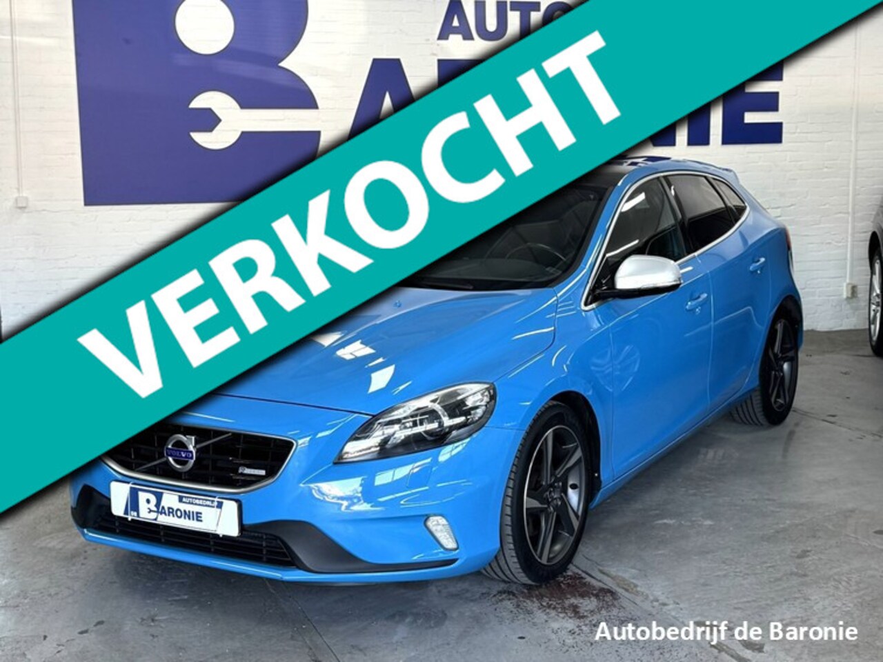 Volvo V40 - 1.6 T3 R-Design 1.6 T3 R-Design, Rebel Blue - AutoWereld.nl