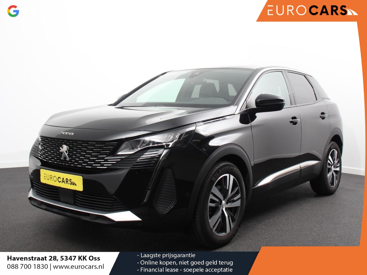 Peugeot 3008 - 1.2 PureTech Allure Climate control Adaptive cruise control Achteruitrijd camera Parkeerse - AutoWereld.nl