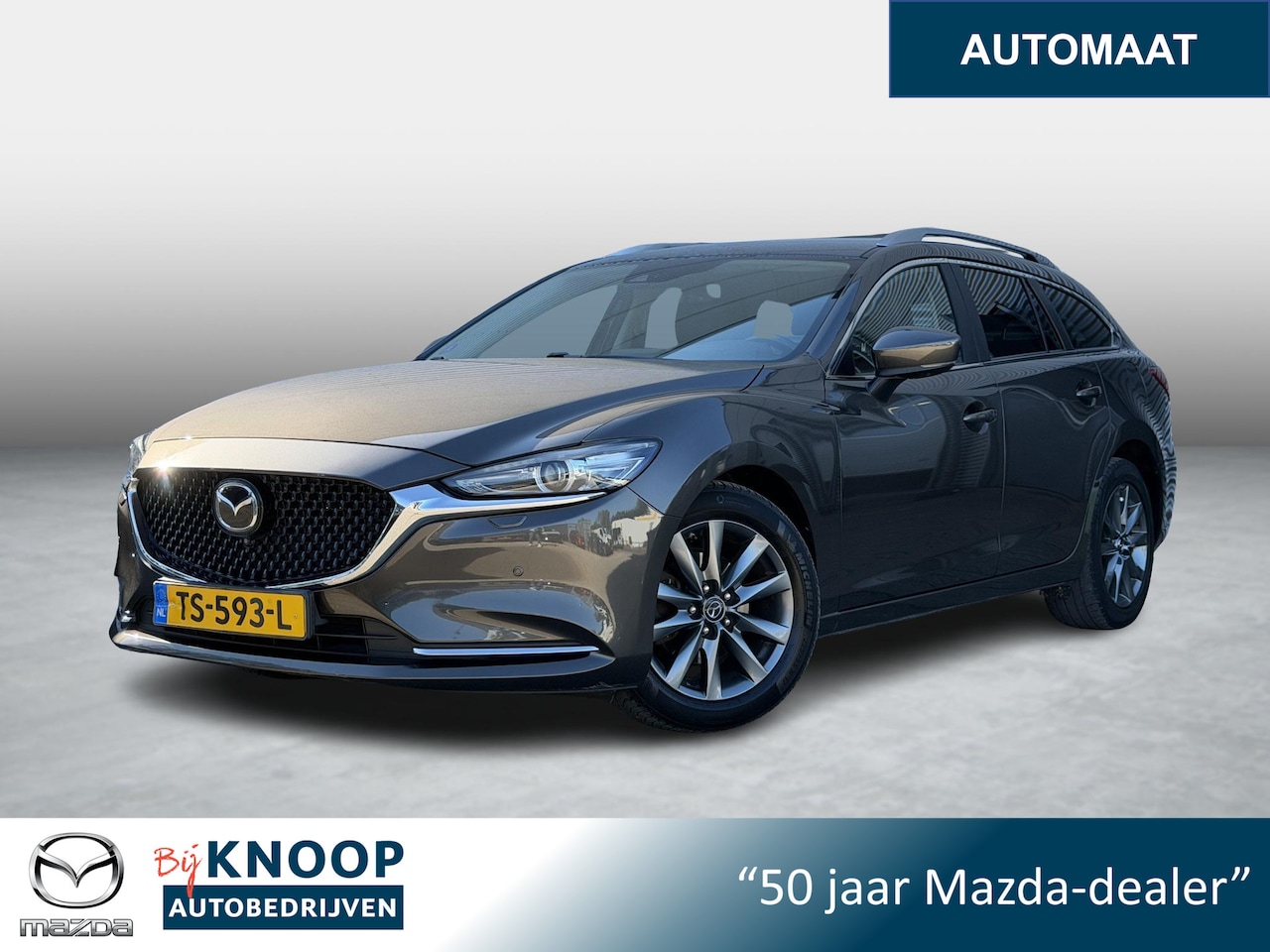 Mazda 6 Sportbreak - 2.0 SkyActiv-G 165 Business Comfort | 360 Camera | Carplay | Ttrekhaak | Leder | - AutoWereld.nl