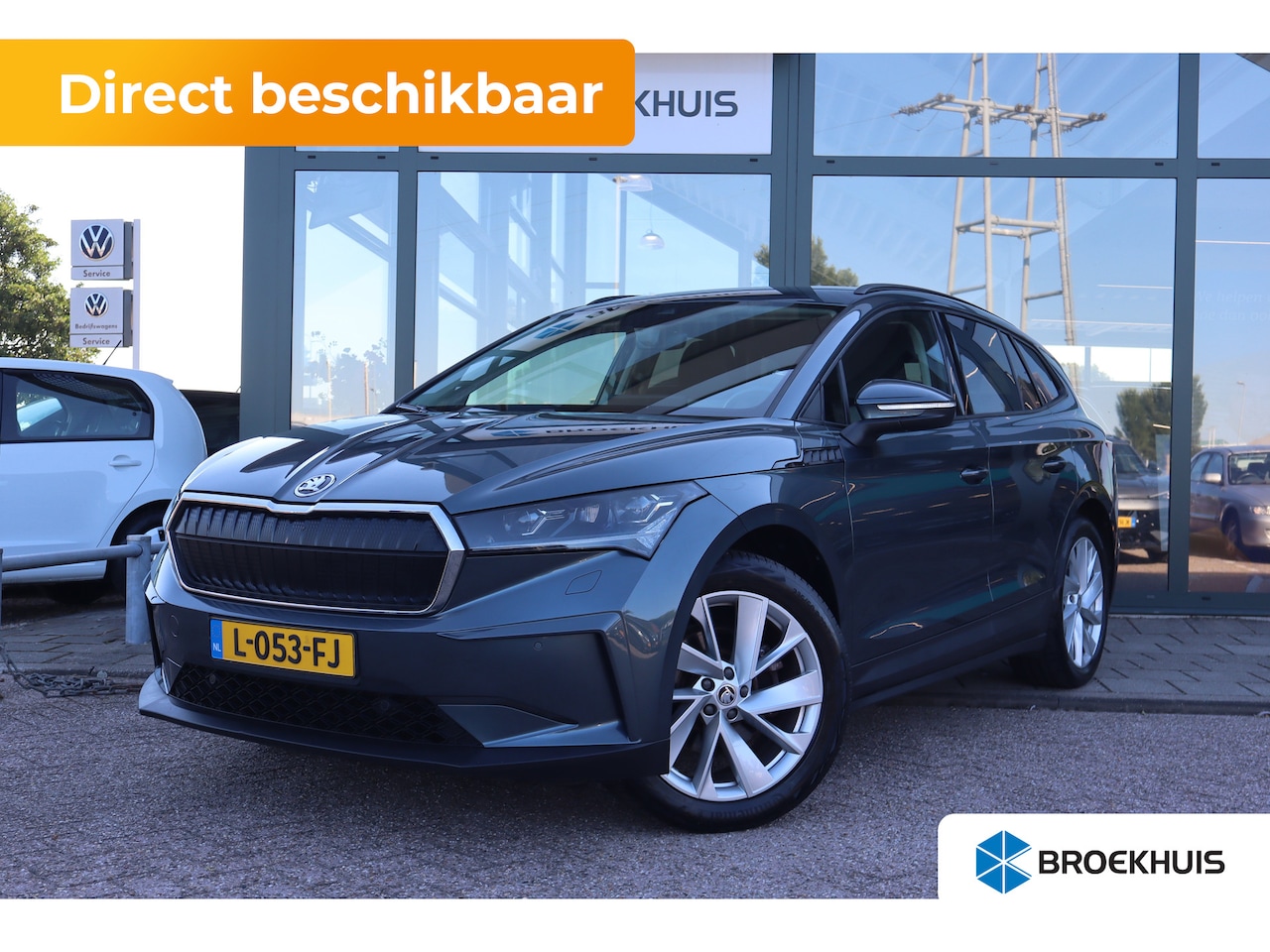 Skoda Enyaq iV - 60 First Edition | DAB ontvanger | Multimedia-voorbereiding | Navigatiesysteem full map - AutoWereld.nl