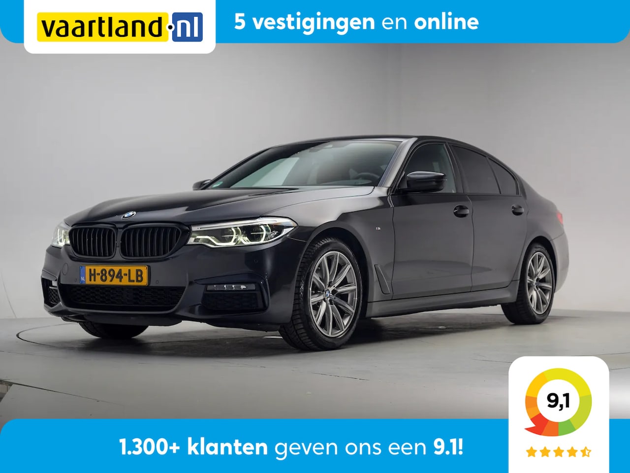 BMW 5-serie - 520i High Executive M-sport [ Comfort-zetels Camera AmbientLight ] - AutoWereld.nl