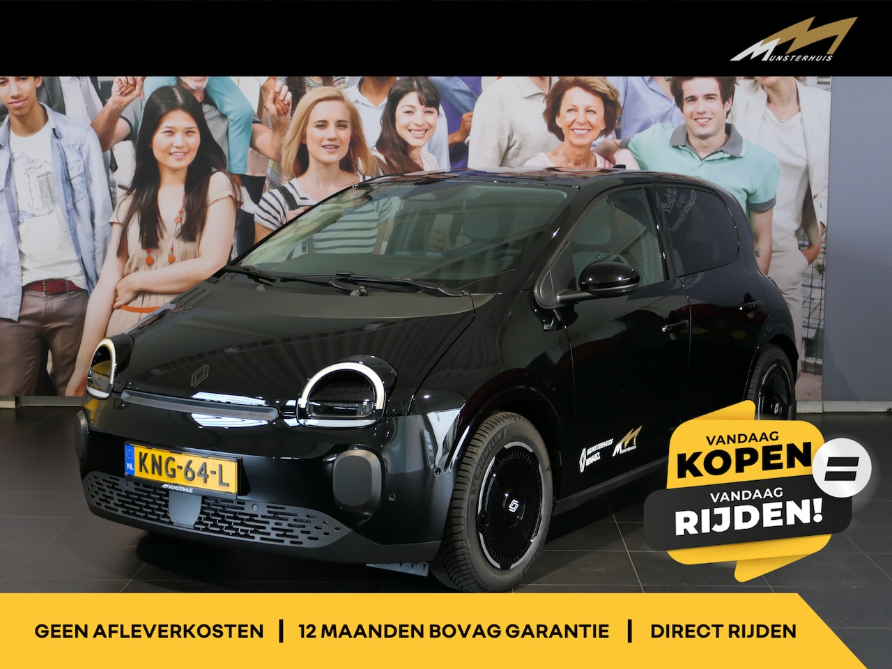Renault Twingo - urban range techno 27.5 kWh *Vraag naar beschikbaarheid!* - Allseasons - Dodehoek - Parkee - AutoWereld.nl
