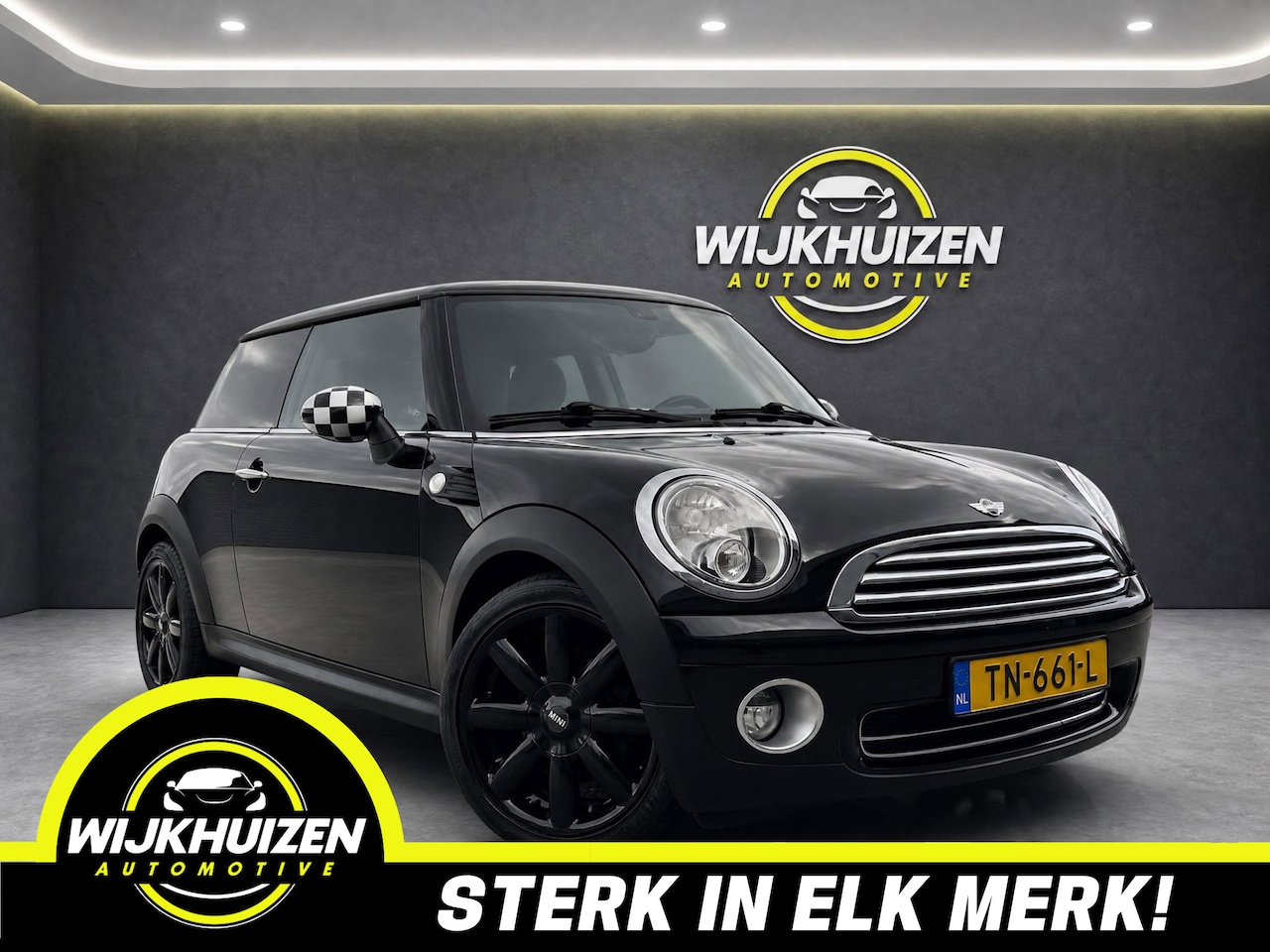 MINI Cooper - Mini 1.6 Black Edition met Airco !!! 18 Inch !!! Nap !!! - AutoWereld.nl