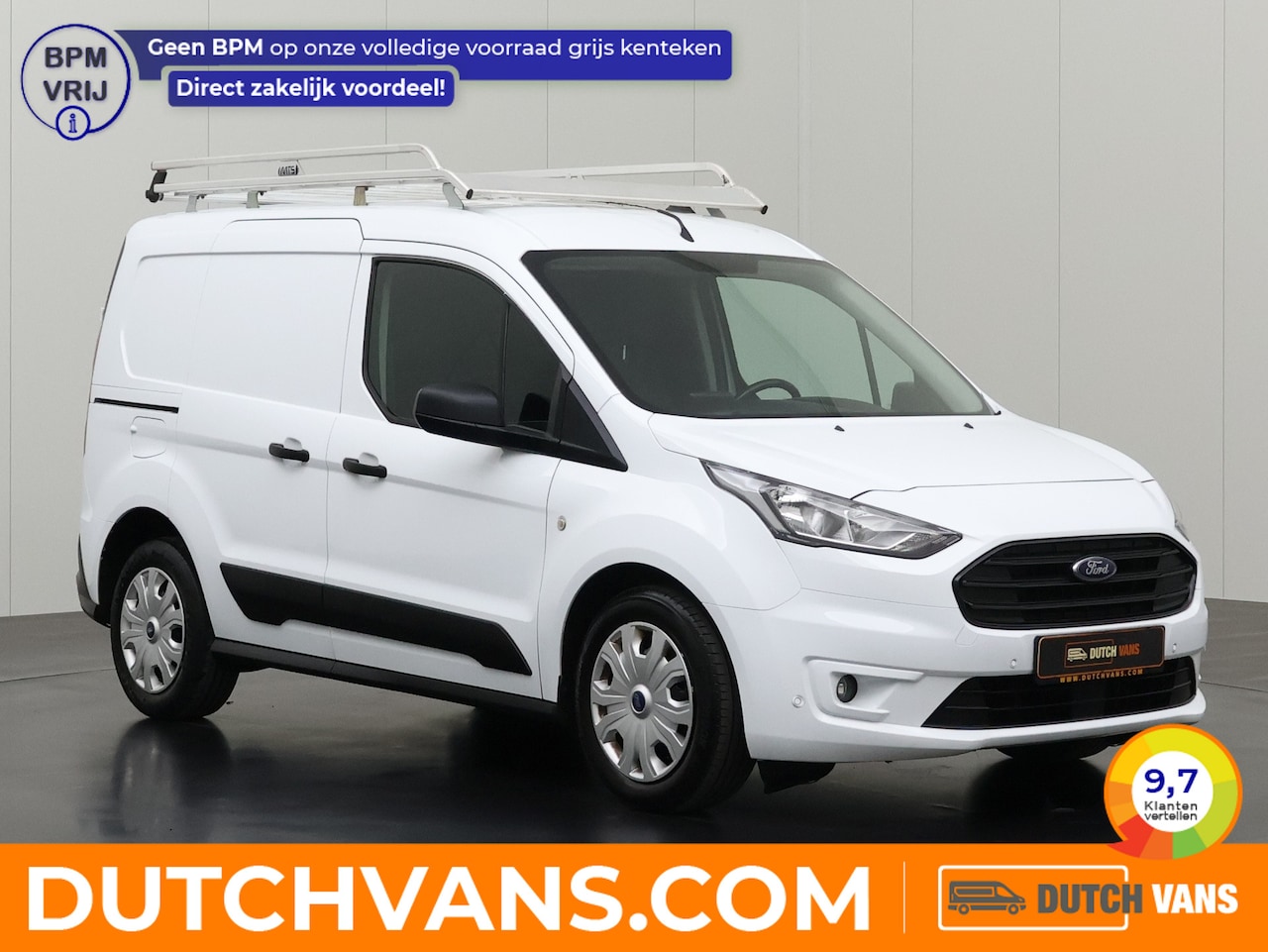 Ford Transit Connect - 1.5TDCi 100PK Business | 3-Zits | Imperiaal | Airco | Camera | Betimmering | Cruise - AutoWereld.nl