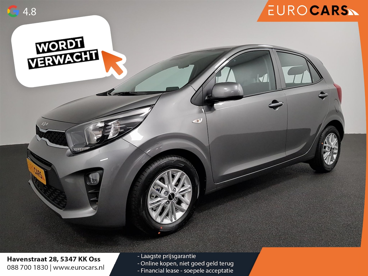 Kia Picanto - 1.0 DPi Automaat DynamicLine Navigatie Apple Carplay / Android Auto Airco Camera DAB Licht - AutoWereld.nl