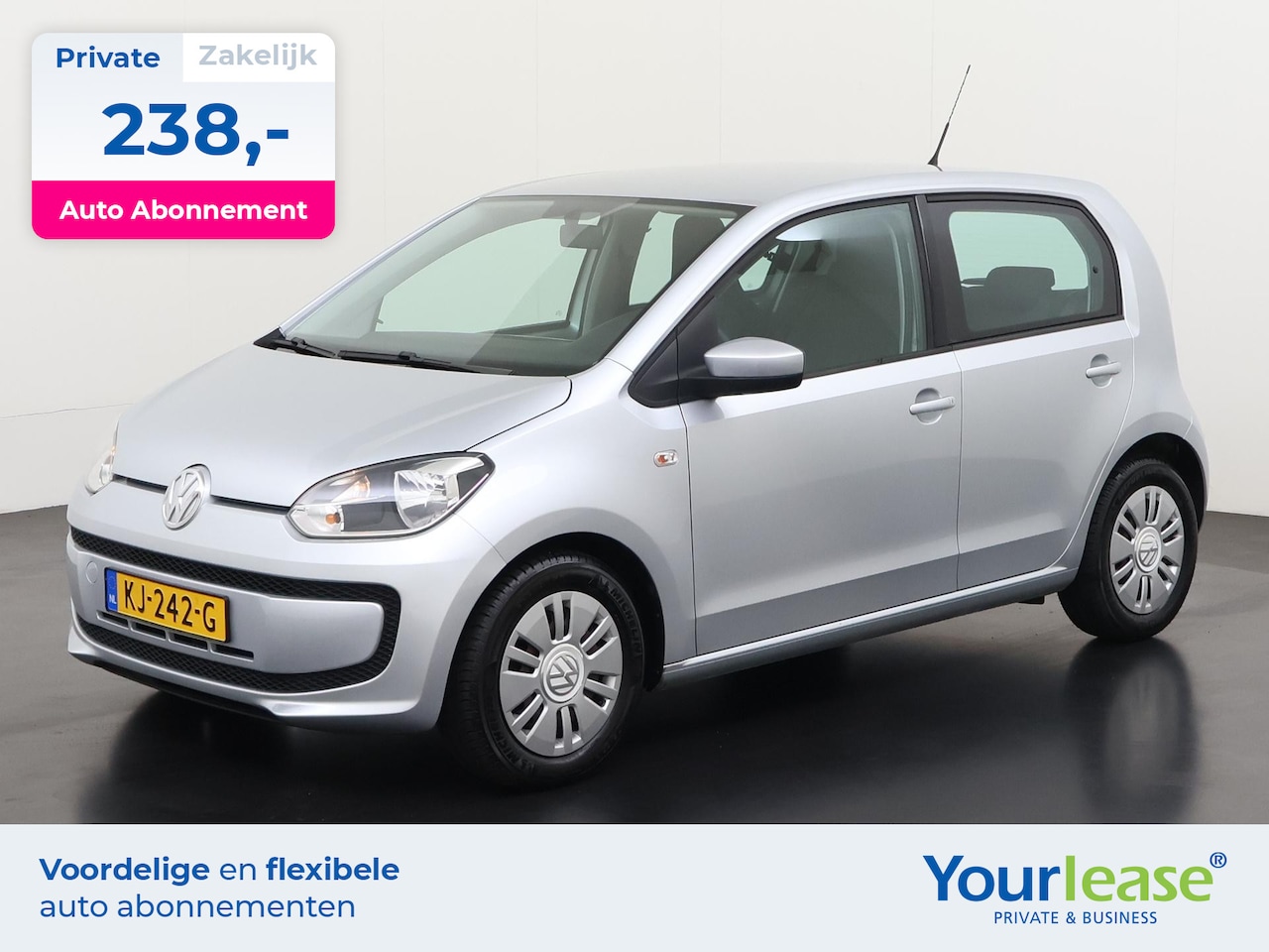Volkswagen Up! - 1.0 Move up! | All-in 238,- Private Lease | Direct uit voorraad - AutoWereld.nl