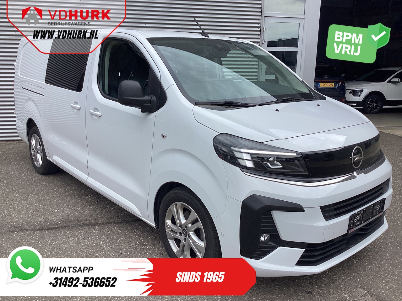 Opel Vivaro - 2.0 145 pk Aut. DC Dubbel Cabine LED/ Adapt.Cruise/ 2x Schuifdeur/ Massage/ Stoelverw./ Ke - AutoWereld.nl