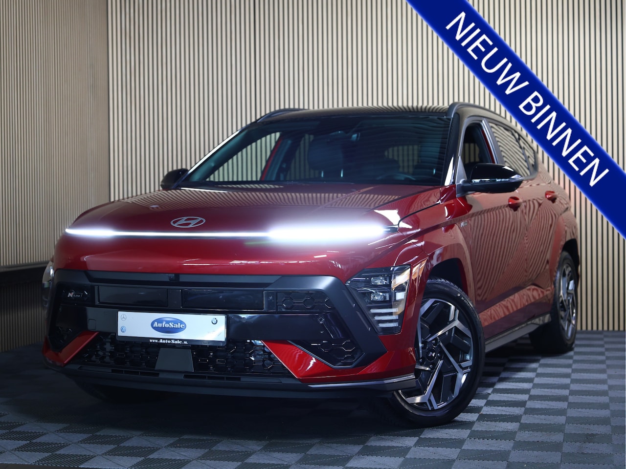 Hyundai Kona - 1.6 GDI HEV * N Line * BOSE CARPLAY MEMORY CAMERA ACC CLIMA NL AUTO '25 - AutoWereld.nl