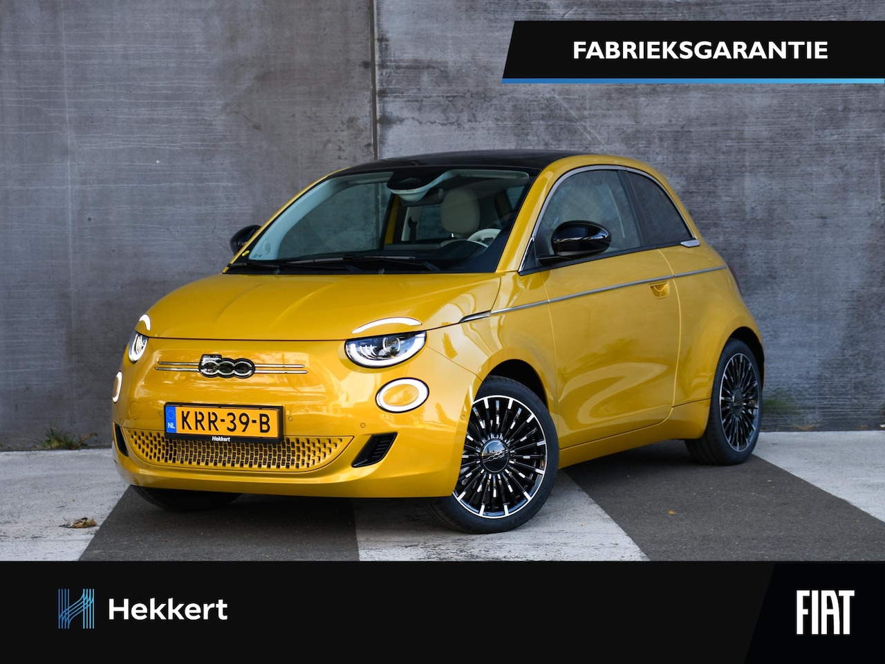Fiat 500 - La Prima 42 kWh 118pk Automaat PANO | JBL SOUND | CAMERA | KEYLESS | LEDER | ADAPT. CC | D - AutoWereld.nl