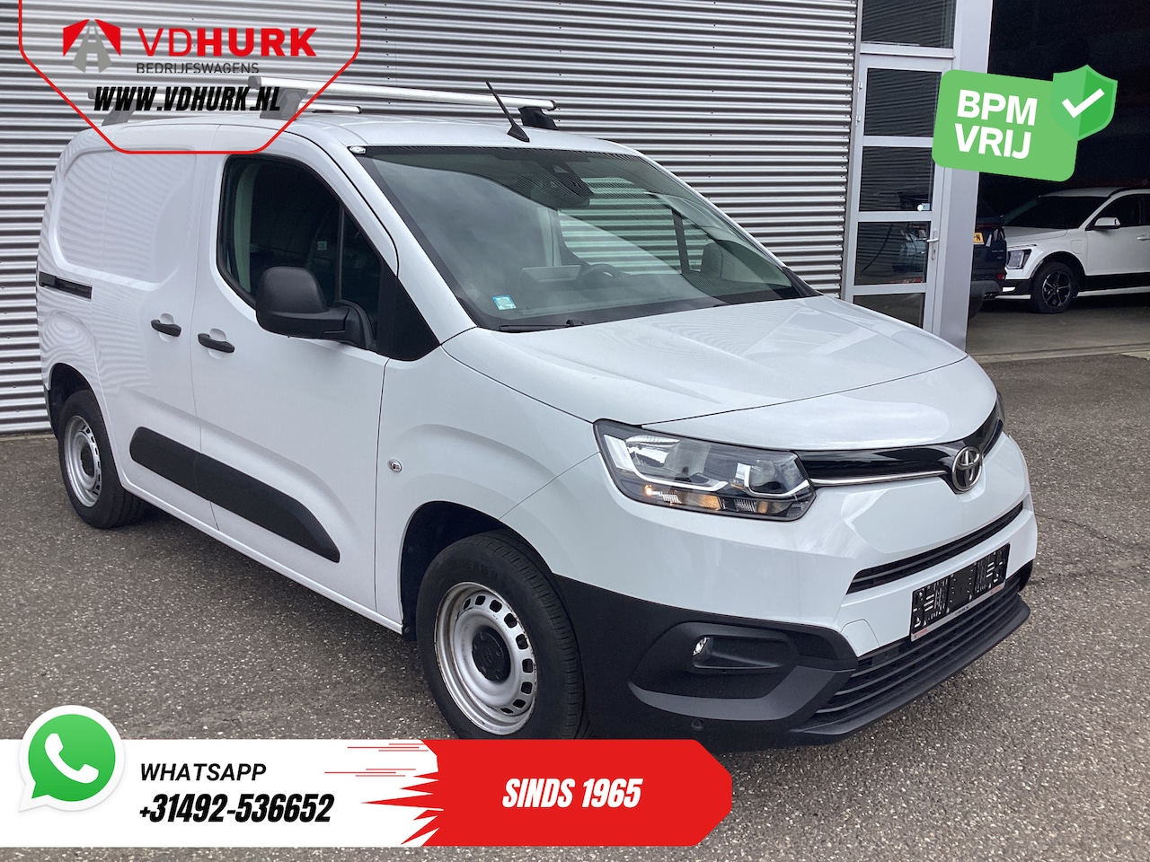 Toyota ProAce City - 1.5 100 pk 3 Pers./ Carplay/ PDC/ Cruise/ Airco/ DAB - AutoWereld.nl