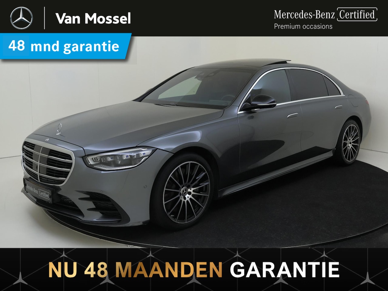 Mercedes-Benz S-klasse - 580 e Lang / AMG/ 20 inch/ Night/ Aug. Reality Head Up/ Rear Plus Pack/ Burmester 3D/ - AutoWereld.nl