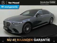 Mercedes-Benz S-klasse - 580 e Lang / AMG/ 20 inch/ Night/ Aug. Reality Head Up/ Rear Plus Pack/ Burmester 3D/