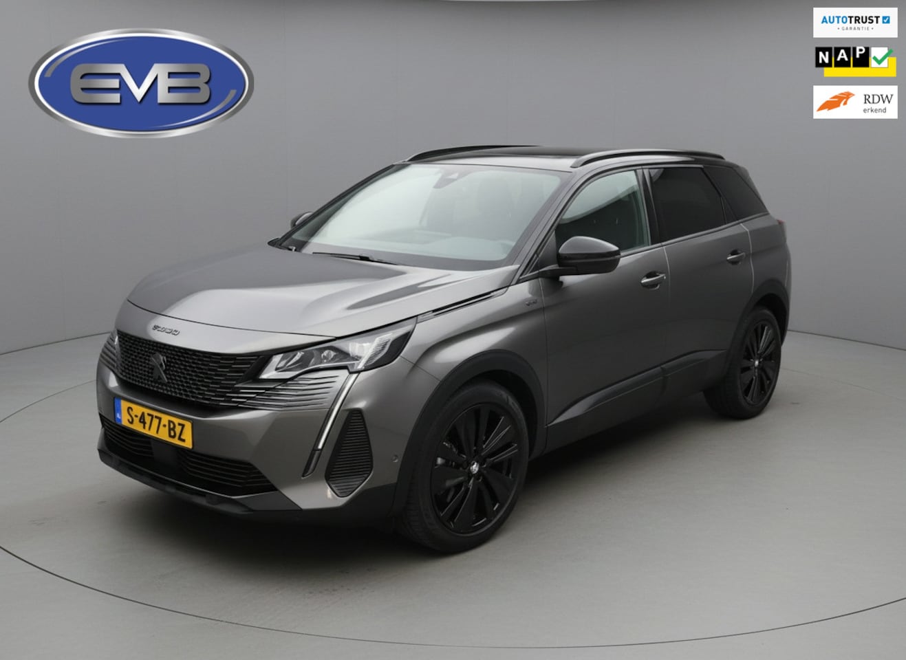 Peugeot 5008 - 1.2 PureTech AUTOMAAT GT, panoramadak, Black edition, vele opties, 1 e eigenaar, NL auto m - AutoWereld.nl