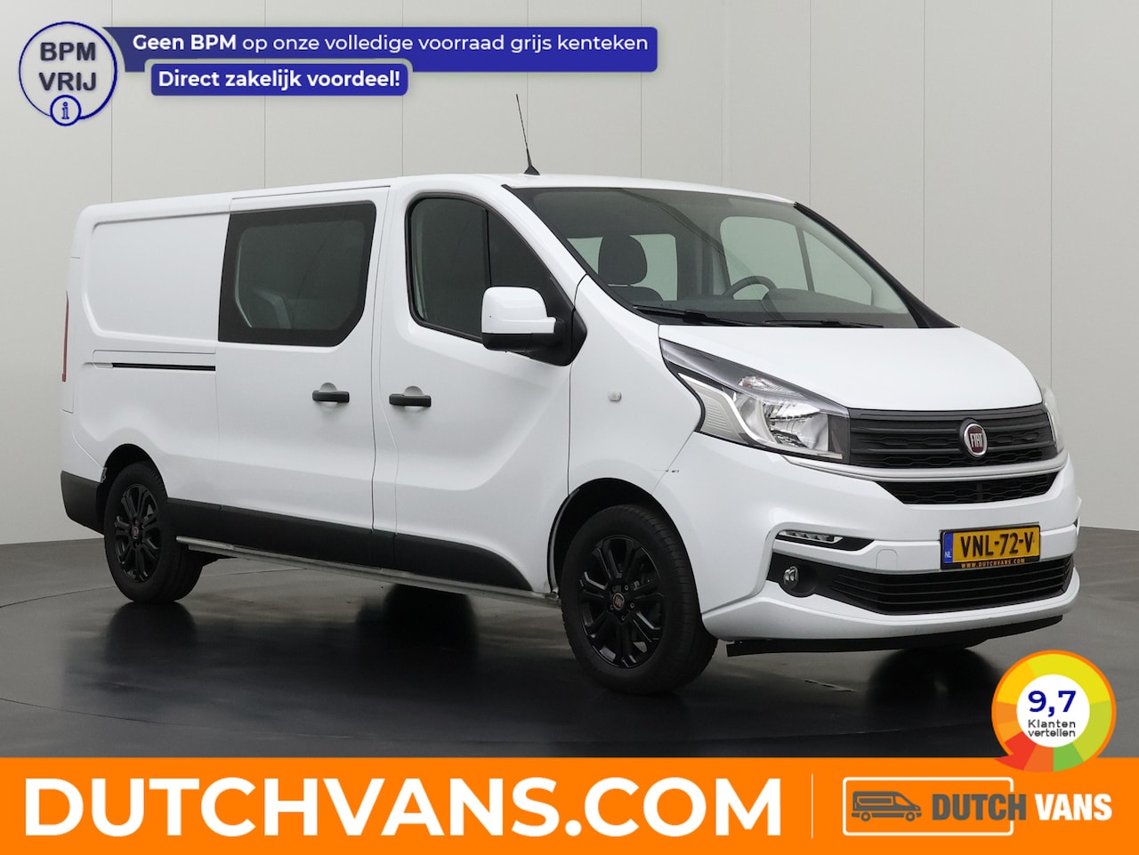 Fiat Talento - 2.0MultiJet 145PK Lang Dubbele Cabine 6-Persoons | Edizione | Airco | Cruise | Trekhaak | - AutoWereld.nl