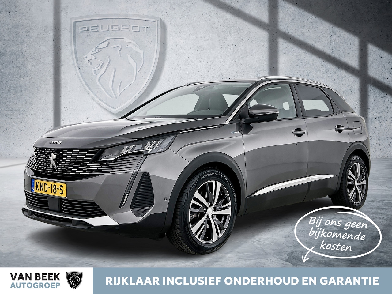 Peugeot 3008 - Plug-in Hybrid 225pk AUtomaat Blue Lease Allure | Adaptive Cruise | Stoelverwarming | Elek - AutoWereld.nl