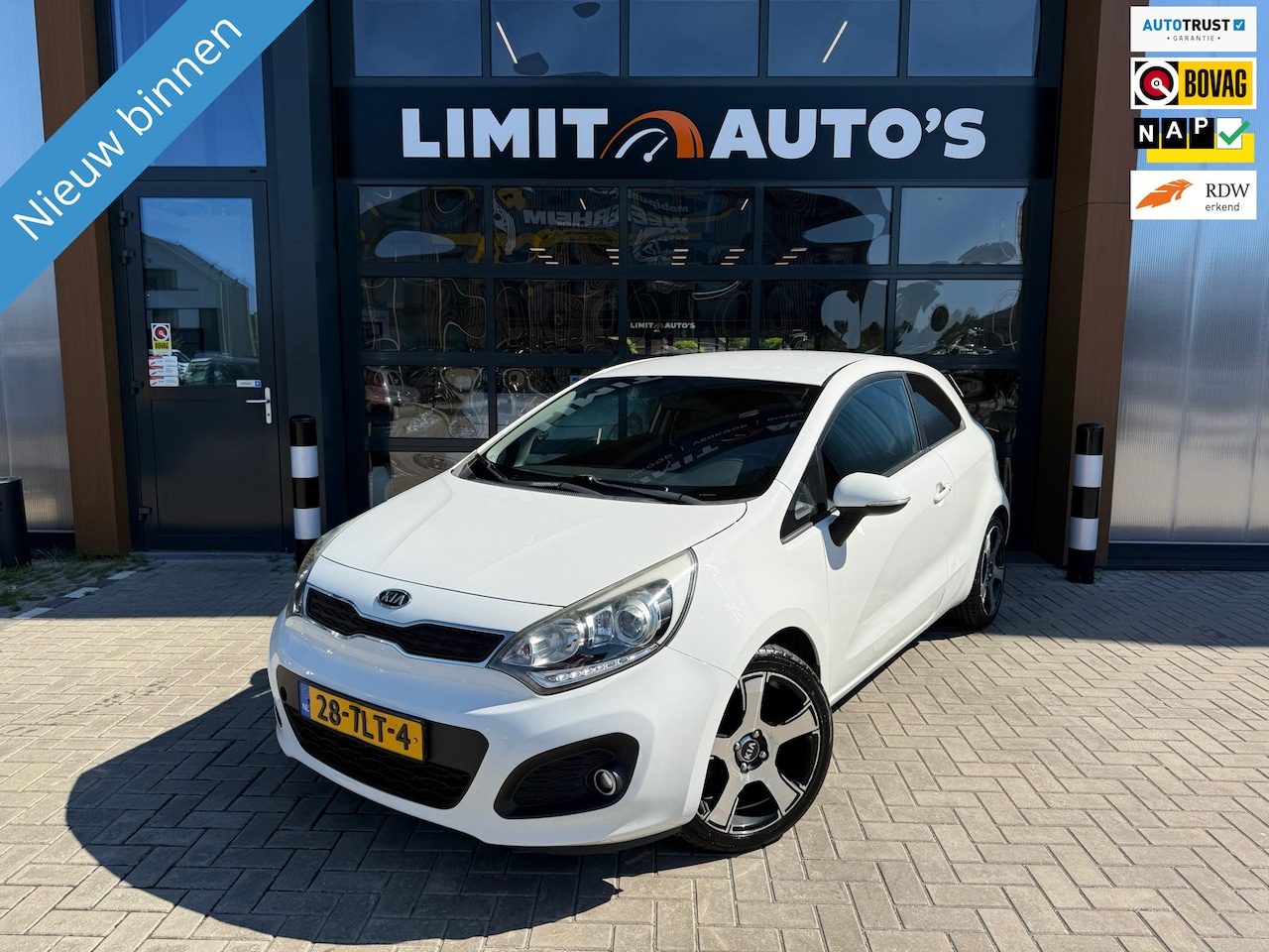 Kia Rio - 1.2 CVVT Super Pack/Keyless/Climate/Cruise/Leer/Pdc/Lmv/Nap - AutoWereld.nl
