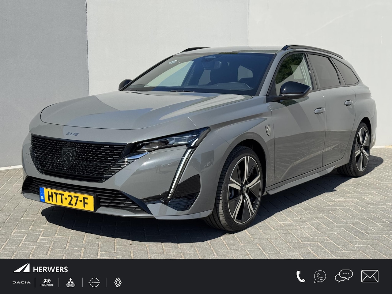 Peugeot 308 SW - Hybrid 145 e-DCS6 GT Automaat / Gratis Vaste Trekhaak / Navigatie / Rondomzicht Camera / C - AutoWereld.nl