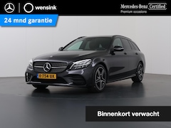 Mercedes-Benz C-klasse Estate - 180 Business Solution AMG | Panoramadak | Night pakket | Trekhaak | Zadelbruin interieur |