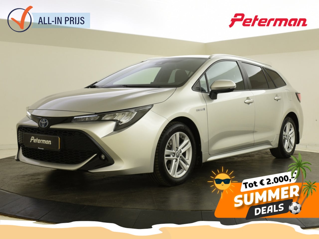 Toyota Corolla Touring Sports - 1.8 Hybrid Active | Trekhaak | Elektr. a. klep | Head-up - AutoWereld.nl