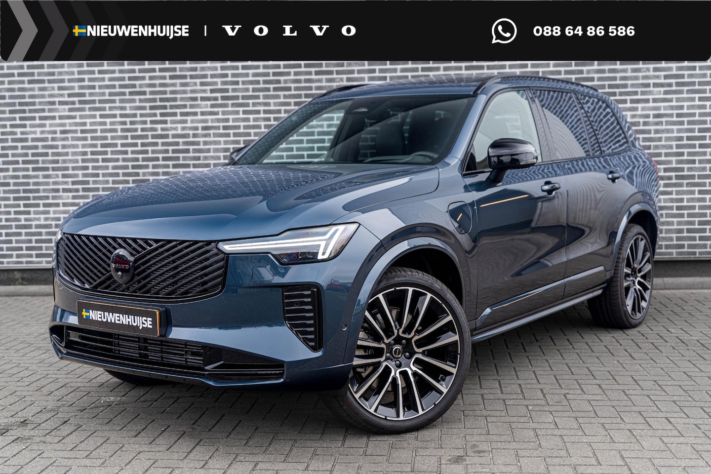 Volvo XC90 - T8 Plug-in hybrid AWD Ultra Black Ed. Exec. | Google | Long Range | Ventilatie Voorstoelen - AutoWereld.nl