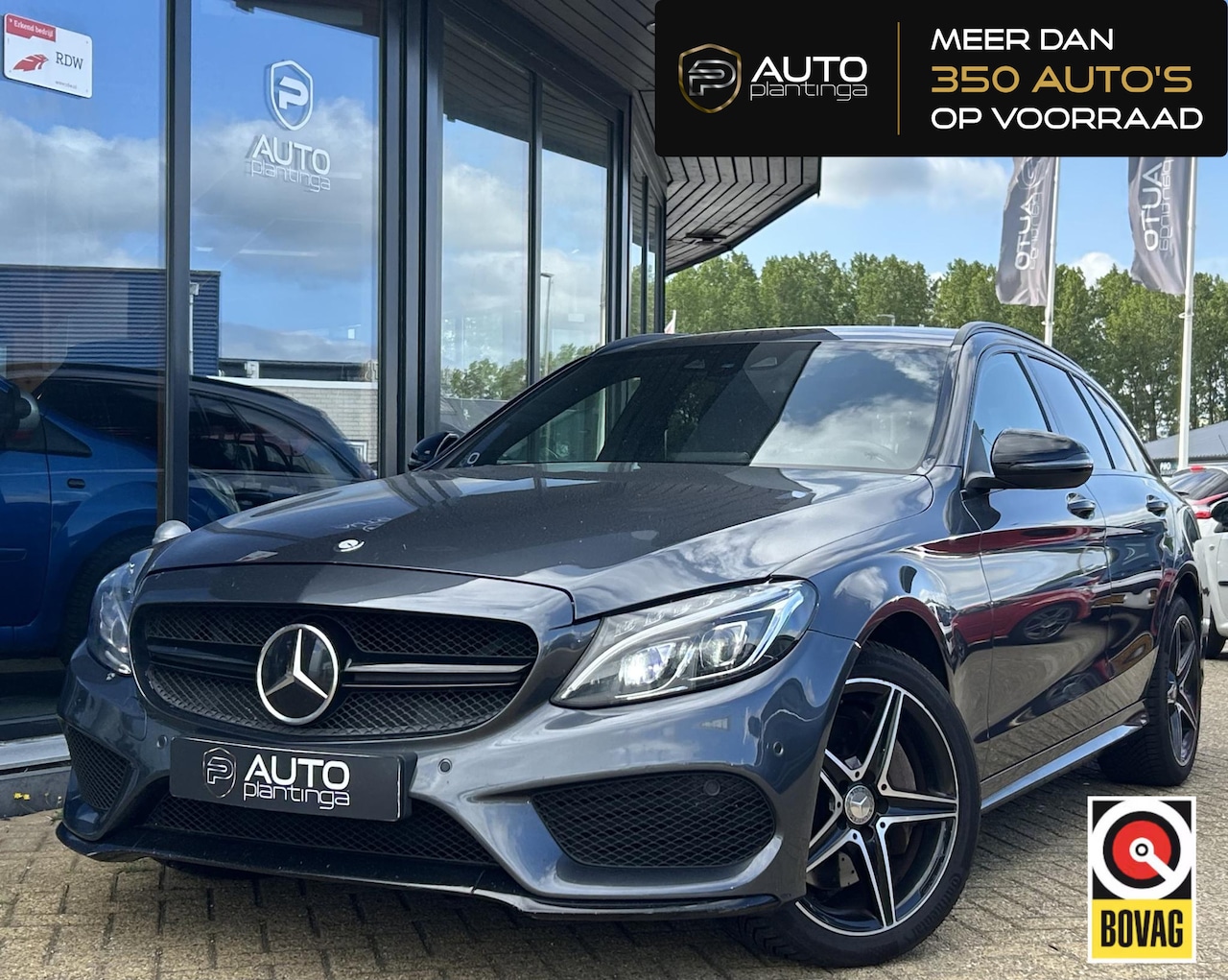 Mercedes-Benz C-klasse Estate - 400 4MATIC Prestige 333PK | AMG | AUTOMAAT | Onderhoudshistorie | Burmester Audio | Stoelv - AutoWereld.nl