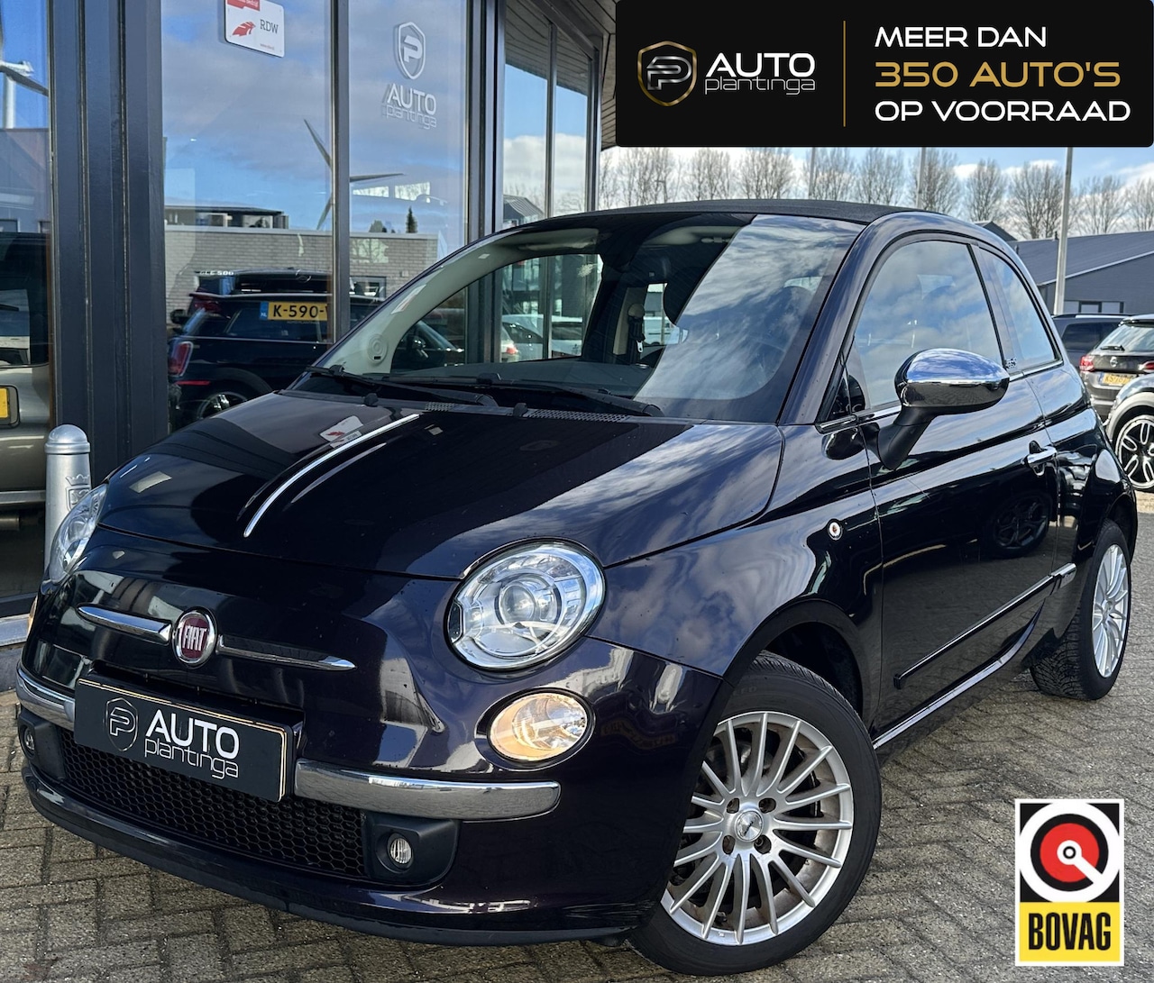 Fiat 500 C - 0.9 TwinAir Lounge 86PK | NL AUTO | NIEUW APK | Specialist in cabrio rijden! | 2e Eigenaar - AutoWereld.nl