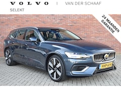Volvo V60 - T6 350PK Plug-in hybrid AWD Essential Bright | Moritz leder | 19 inch | All-season banden