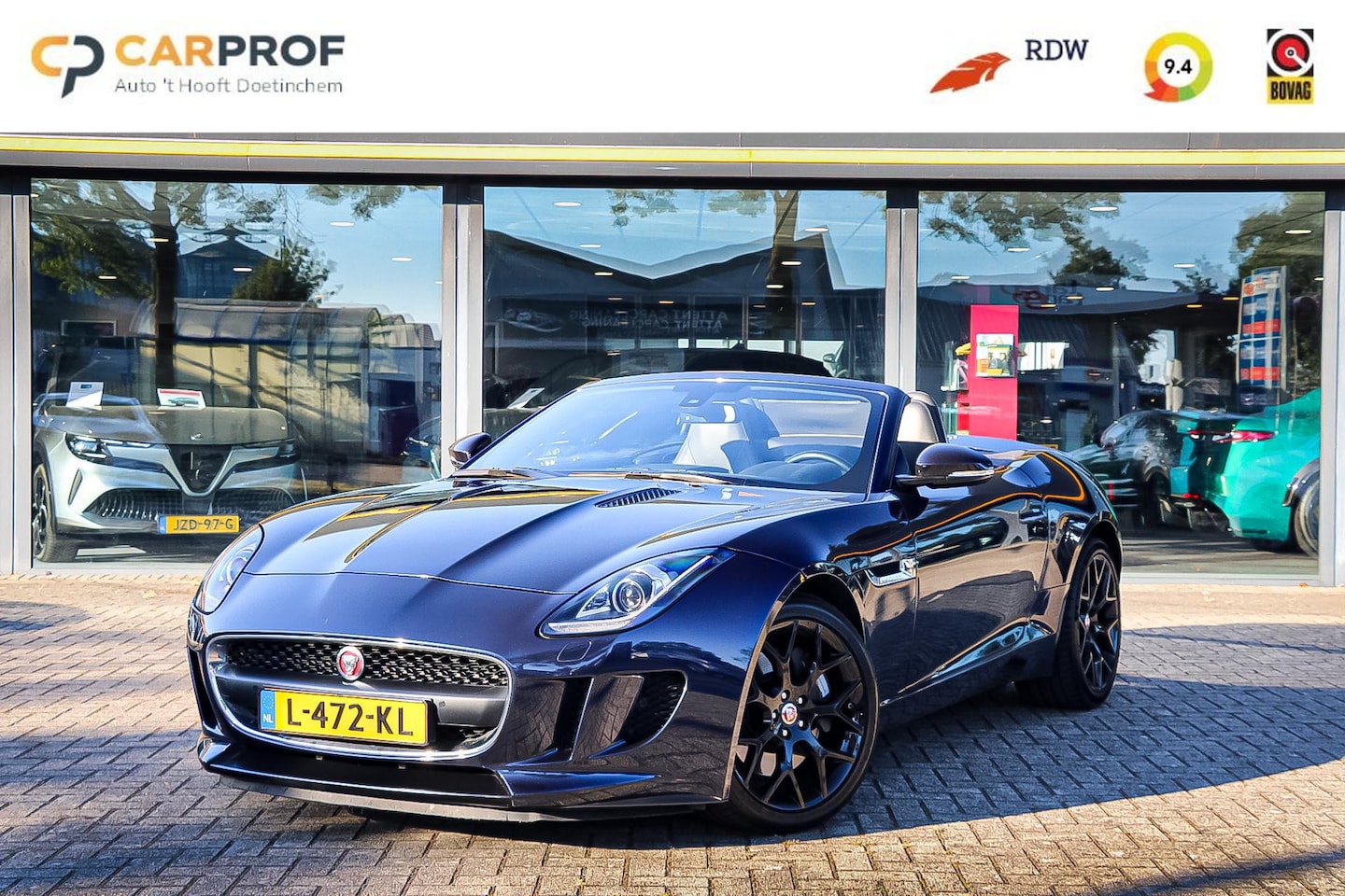 Jaguar F-type - 3.0 V6 Convertible SPORTUITLAAT / STOEL + STUURVERW. - AutoWereld.nl