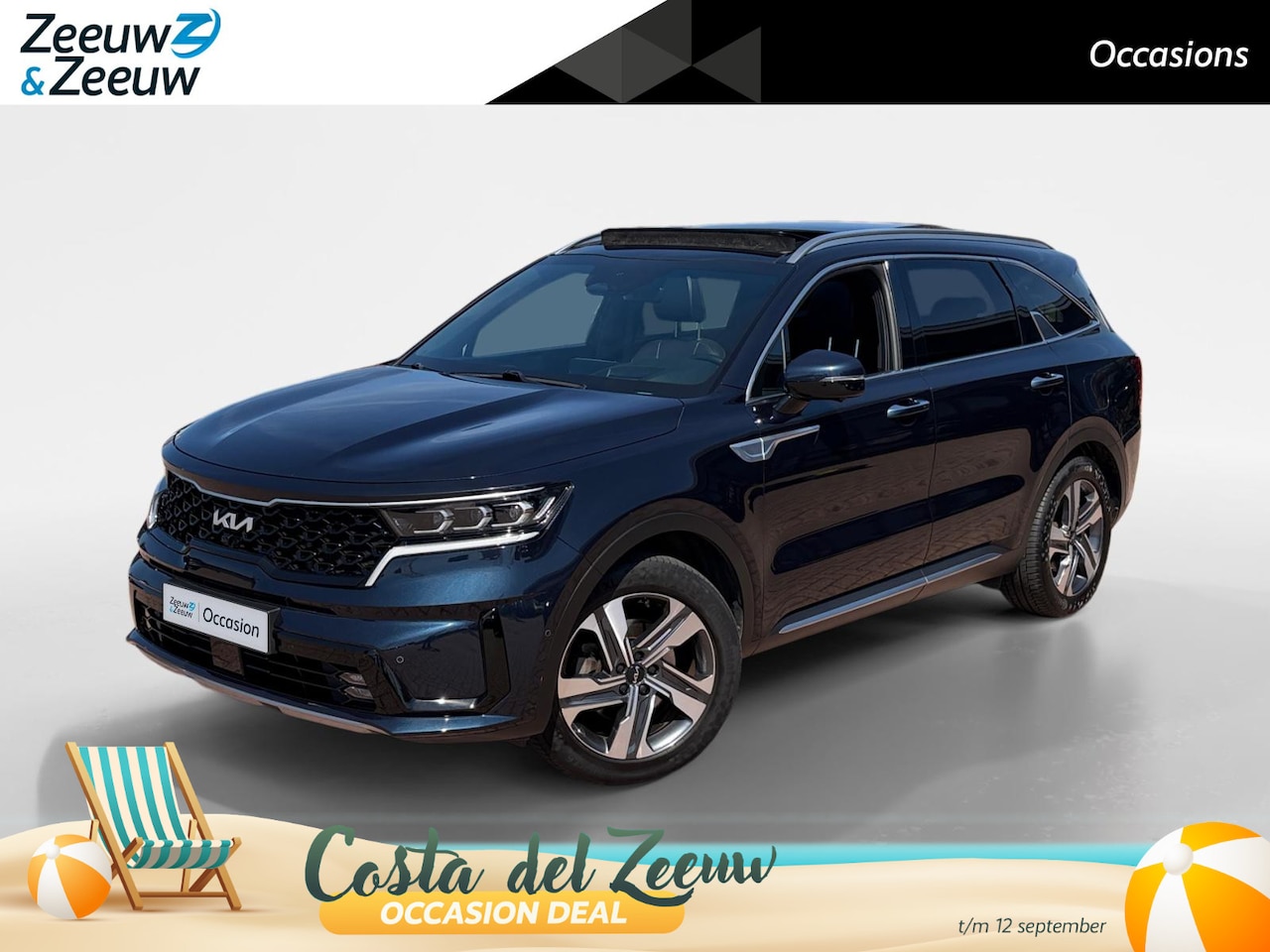 Kia Sorento - 1.6 T-GDI Plug-in Hybrid 4WD ExecutiveLine 7p. *Navi+360Camera*Climate Control*Schuif/kant - AutoWereld.nl