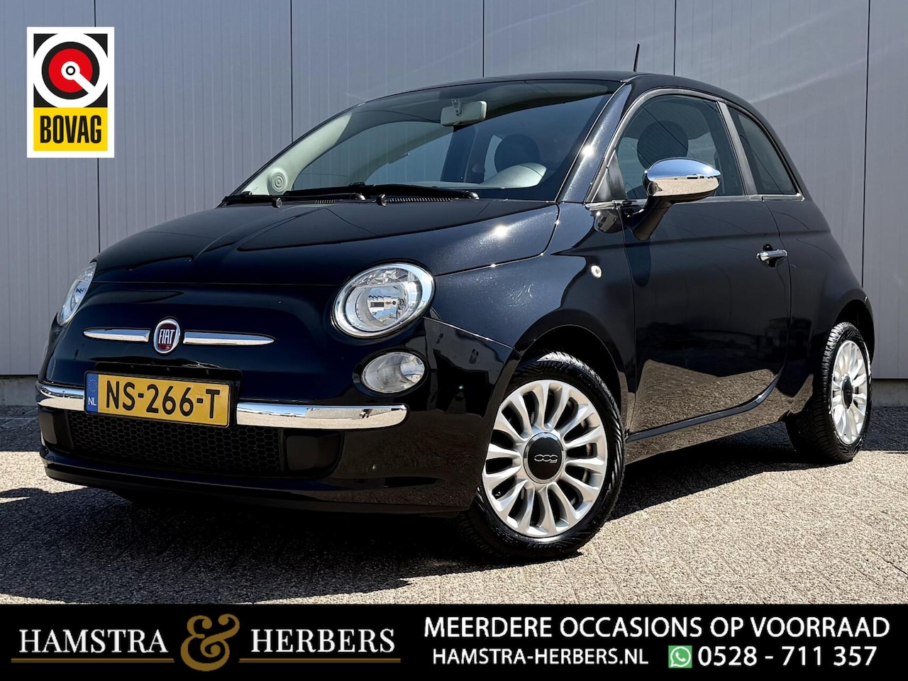 Fiat 500 - 1.2 zwart - AutoWereld.nl