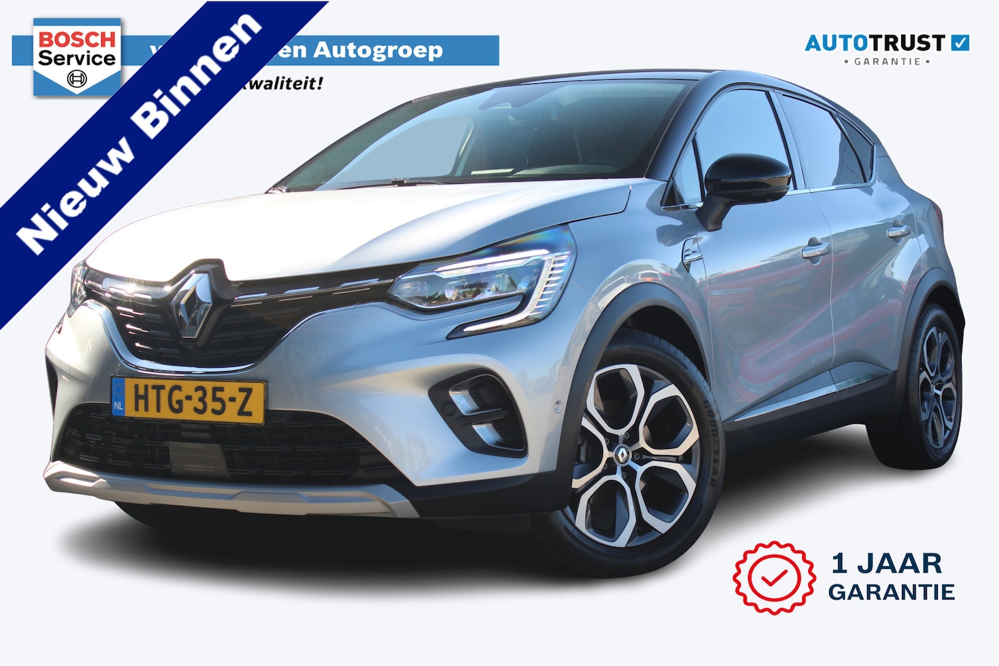 Renault Captur - 1.6 E-Tech Hybrid 145 Intens | Incl. 12 Maanden garantie | Stuurverwarming | Adaptieve Cru - AutoWereld.nl